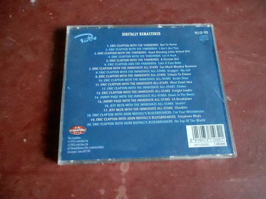 Eric Clapton Strictly The Blues Cd фирменный б/у - фото фото фото 1
