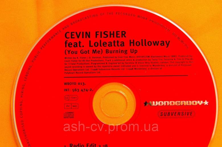 Музичний диск CD. CEVIN FISHER - фото фото фото 1
