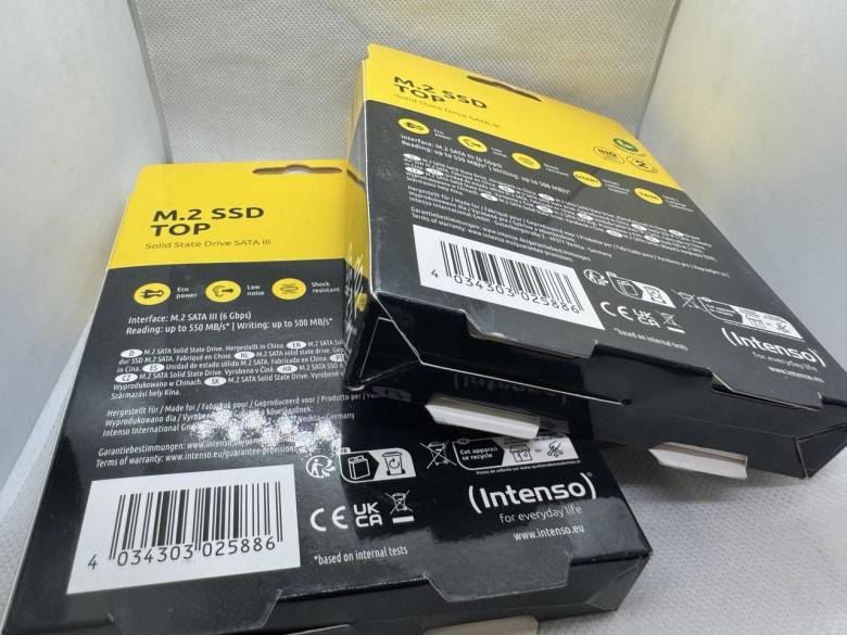 SSD накопитель Intenso M.2 TOP 256GB (3832440) НОВЫЙ! - фото фото фото 1