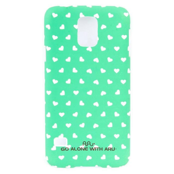 Чехол ARU для Samsung Galaxy S5 Hearts Green - фото фото фото 0