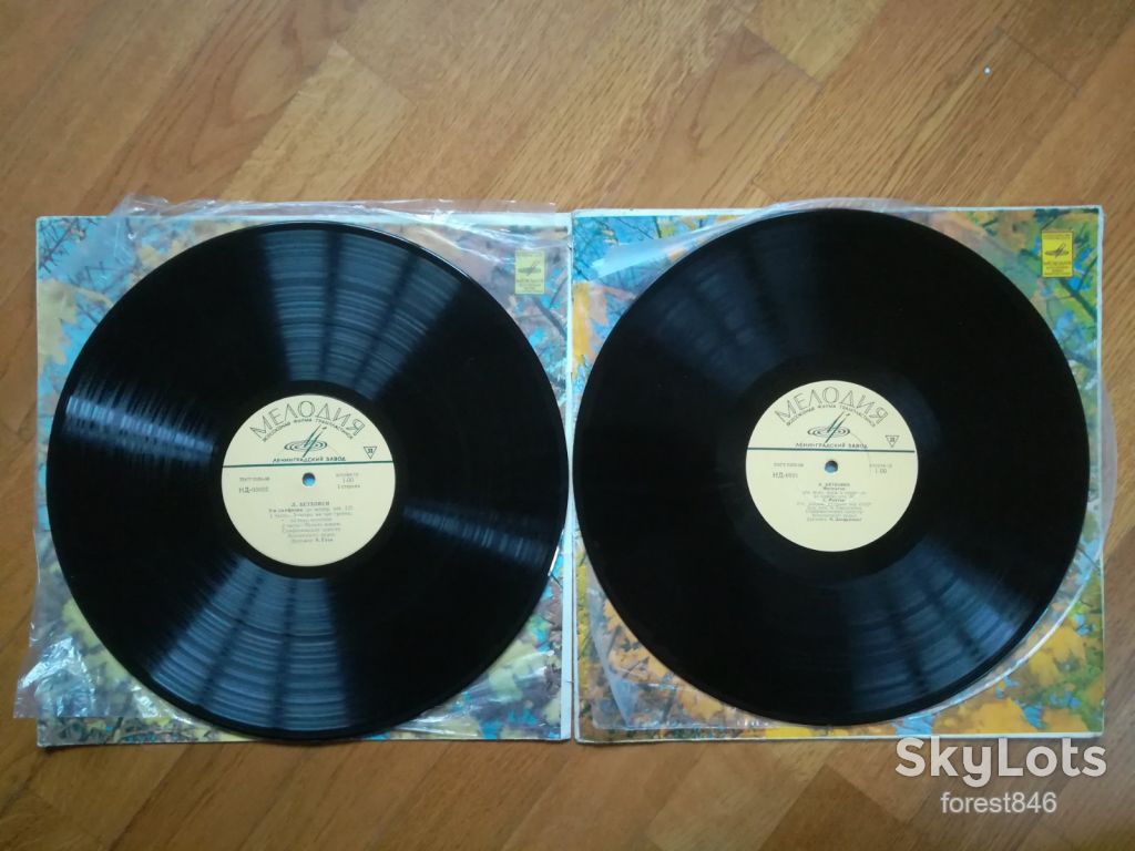 Л. Бетховен-Симфония № 9, Фантазия  (2)-2 LPs-VG+, Мелодия - фото фото фото 0