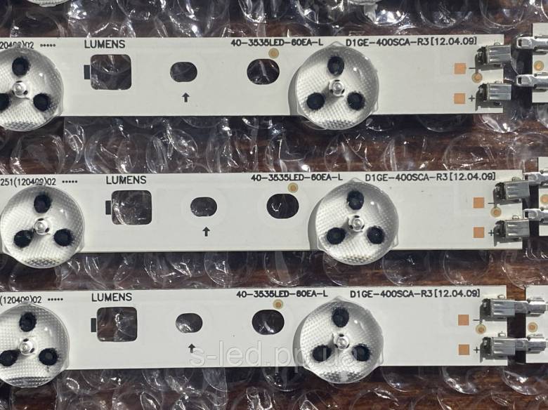 LED підсвітка D1GE-400SCA-R3 , 40-3535LED-60EA-L, D1GE-400SCB-R3 , 40-3535LED-60EA-R 2012SVS40 - фото фото фото 2