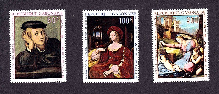Искусство . Габон 1970 г MNH - - фото фото фото 0
