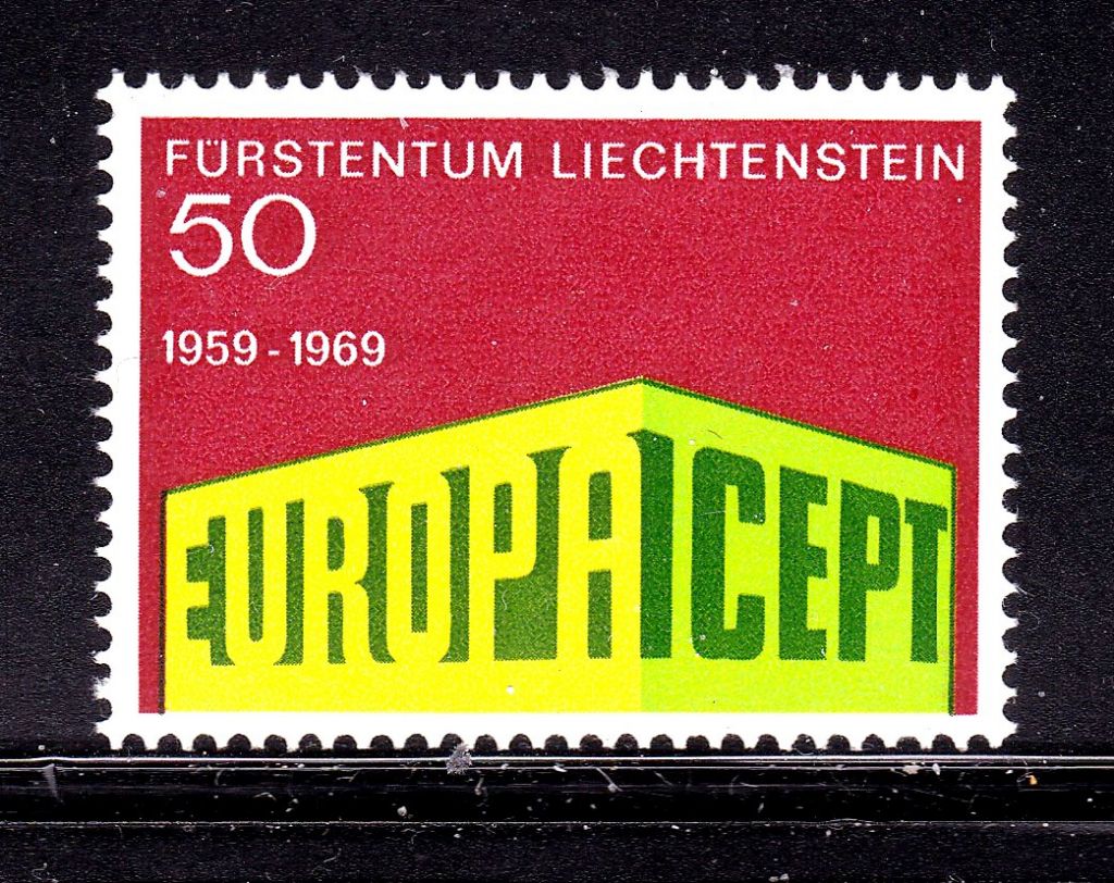 ZM Лихтенштейн  1969 г  MNH - EUROPA CEPT - - фото фото фото 0
