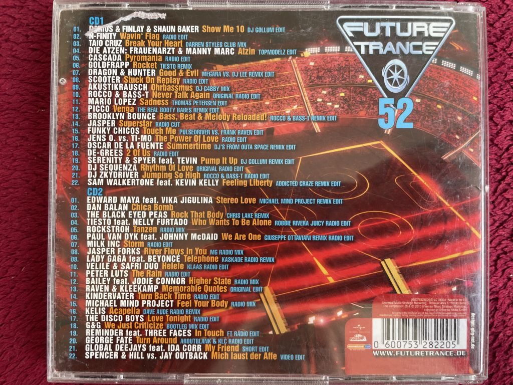 Музыкальный CD немецкий оригинал "Future Trance Vol.52"   (2 CD) - фото фото фото 1