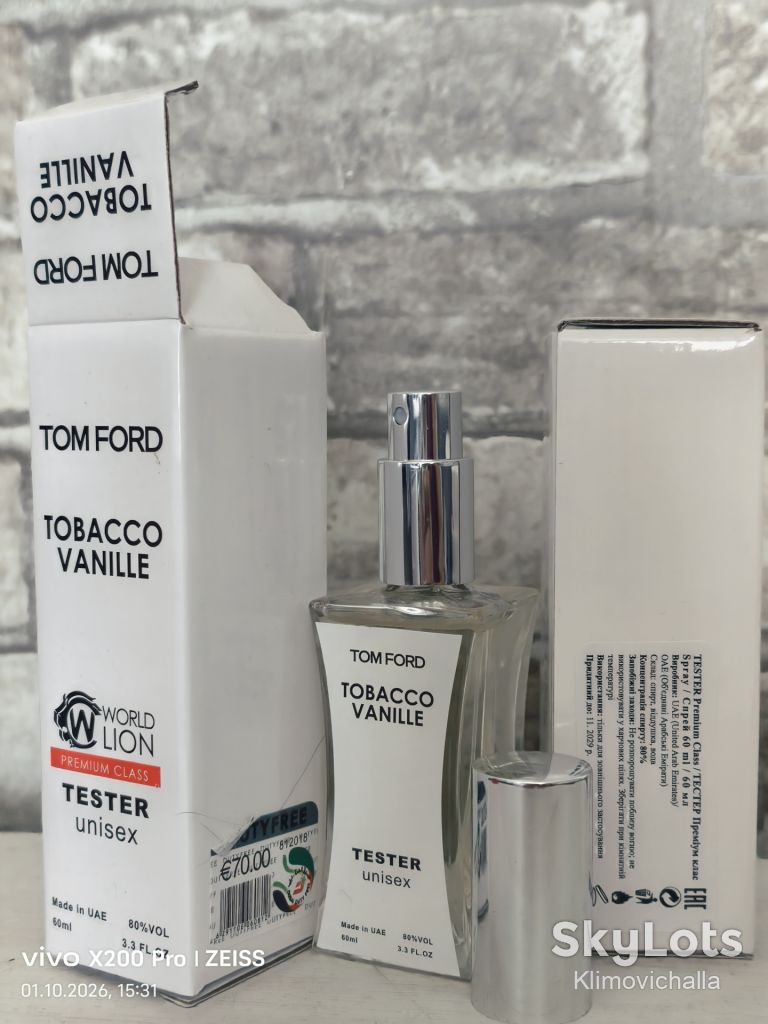 Тестер унисекс TOM FORD Tobacco vanille, 60 мл - фото фото фото 1