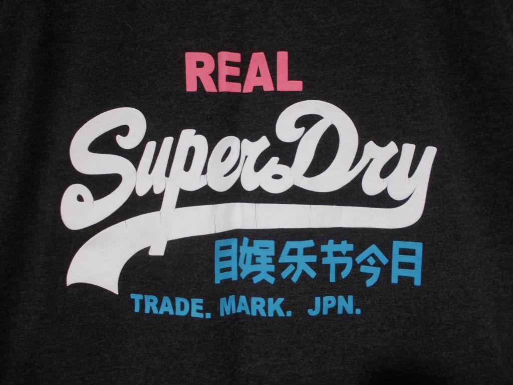 Футболка черная Superdry 46-48р - фото фото фото 1