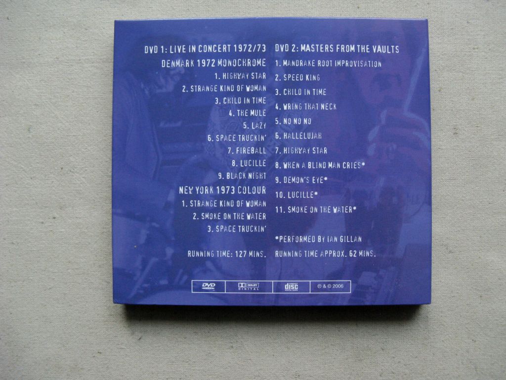 DVD Deep Purple. Live in Concert 1972/73 + Masters from the Vaults 2003. 2DVD. - фото фото фото 3