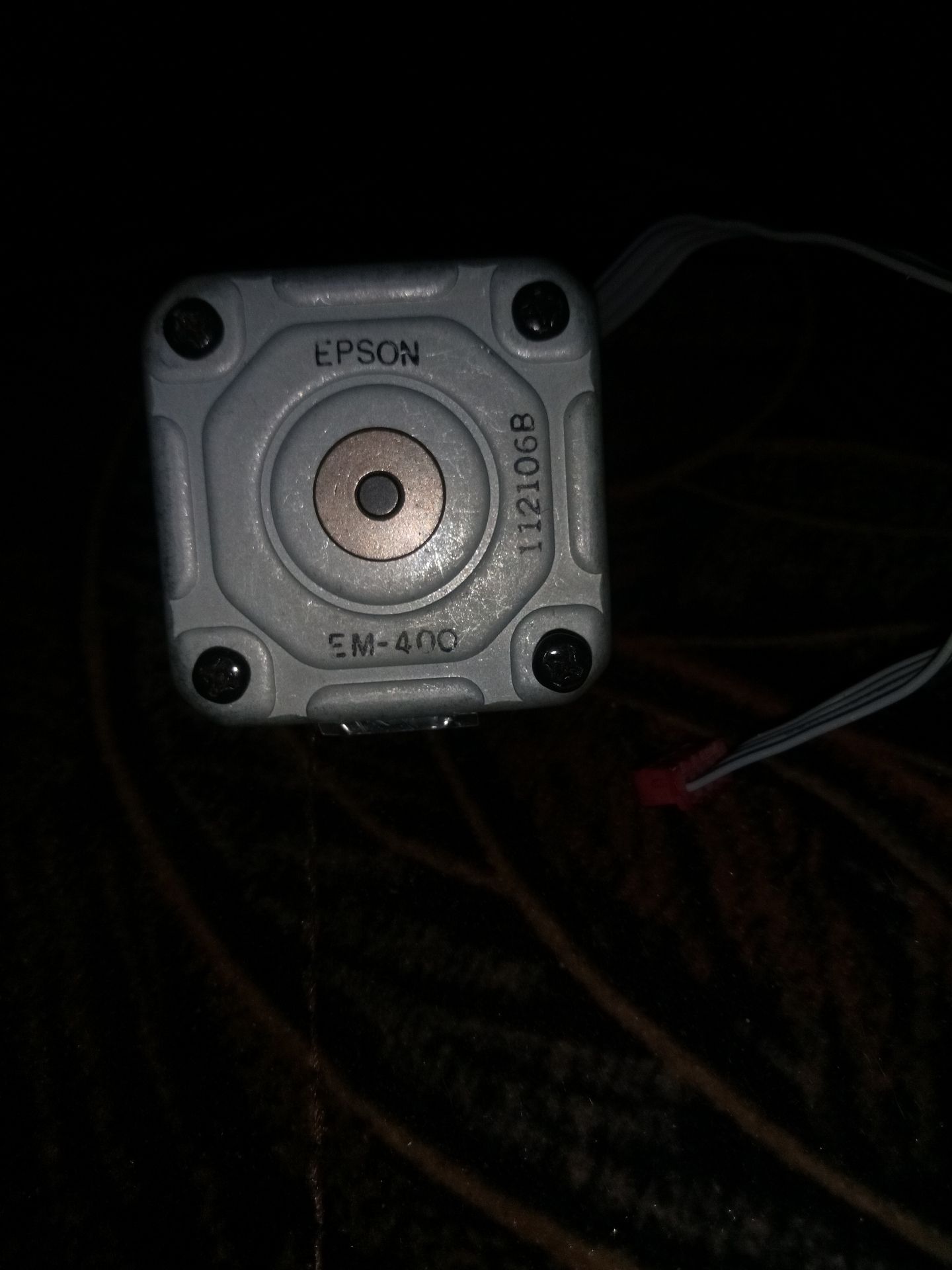 Шаговый двигатель EM-400 от струйного принтера Epson. - фото фото фото 1