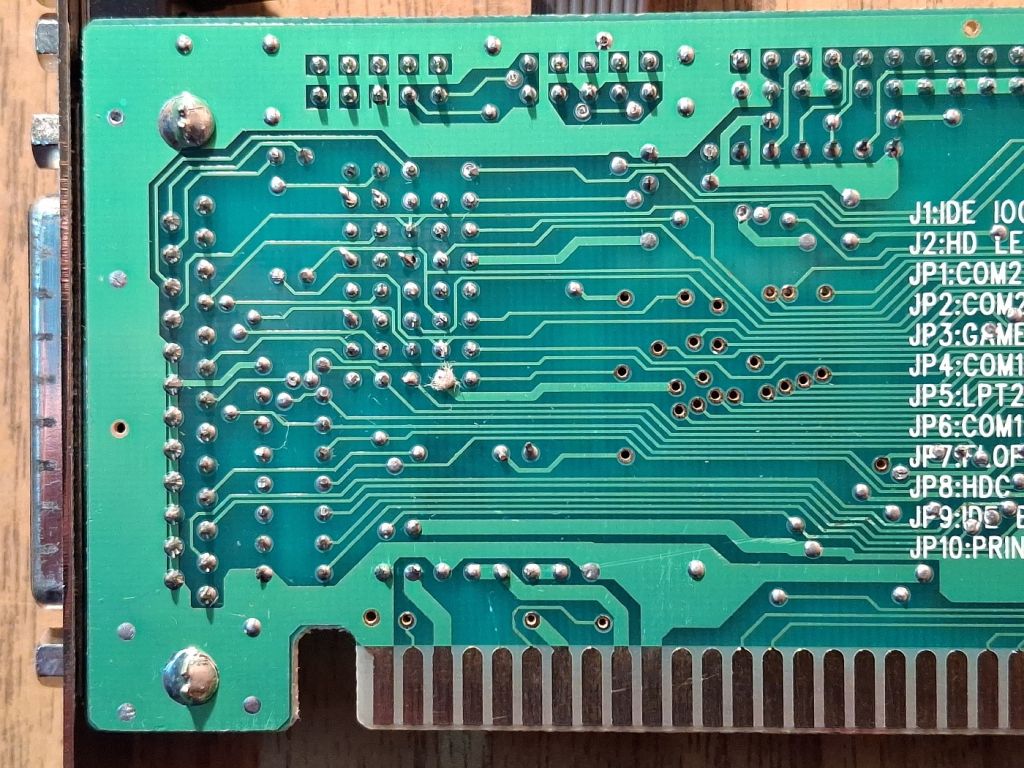 Мультикарта Multi-I/O Controller Card ISA плата для компьютера  (#12) - фото фото фото 4