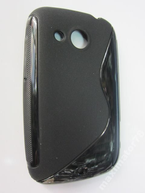 ЧЕХОЛ COVER HTC DESIRE C A320e черный волн - фото фото фото 1