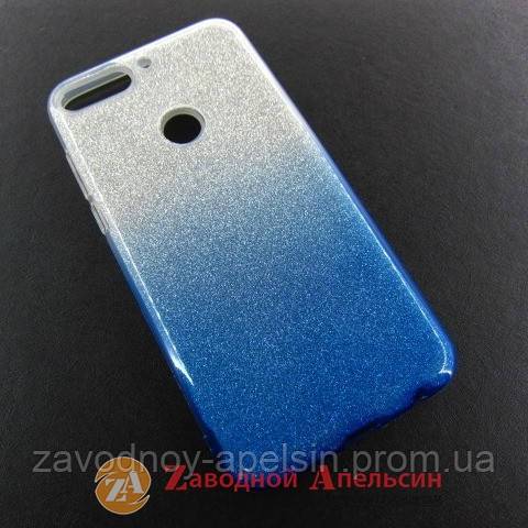Huawei Y7 2018 honor 7C pro (LDN-L21) чехол shining glitter - фото фото фото 0