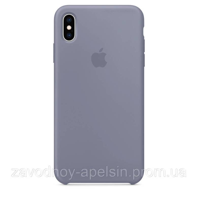 IPhone XS max Чохол Silicone Case MQE12FE/A (Lavander Gray) - фото фото фото 0