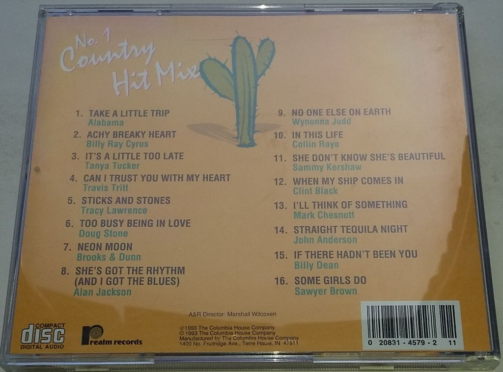 VARIOUS No. 1 Country Hit Mix  CD US - фото фото фото 2