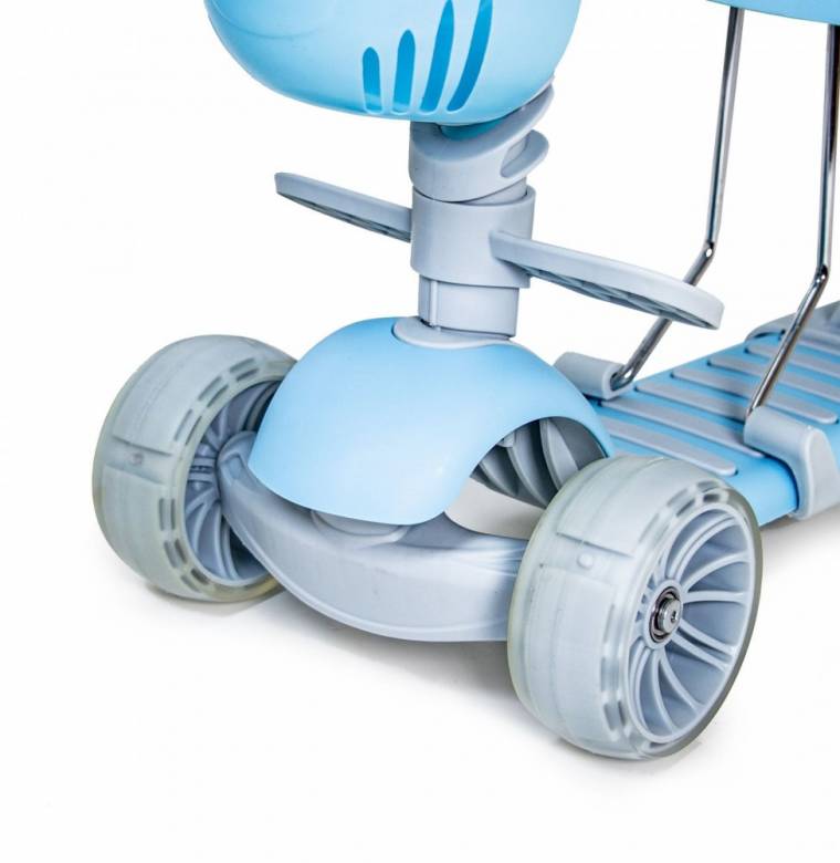 Самокат Scooter Smart 5 в 1 голубой с бортиком (1937755802) - фото фото фото 1