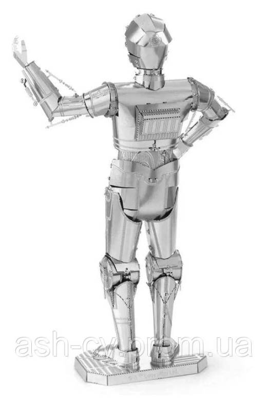 Металевий, 3D, конструктор, мозаїка, пазли, модель, Робот, StarWars, C-3PO, Robot - фото фото фото 1