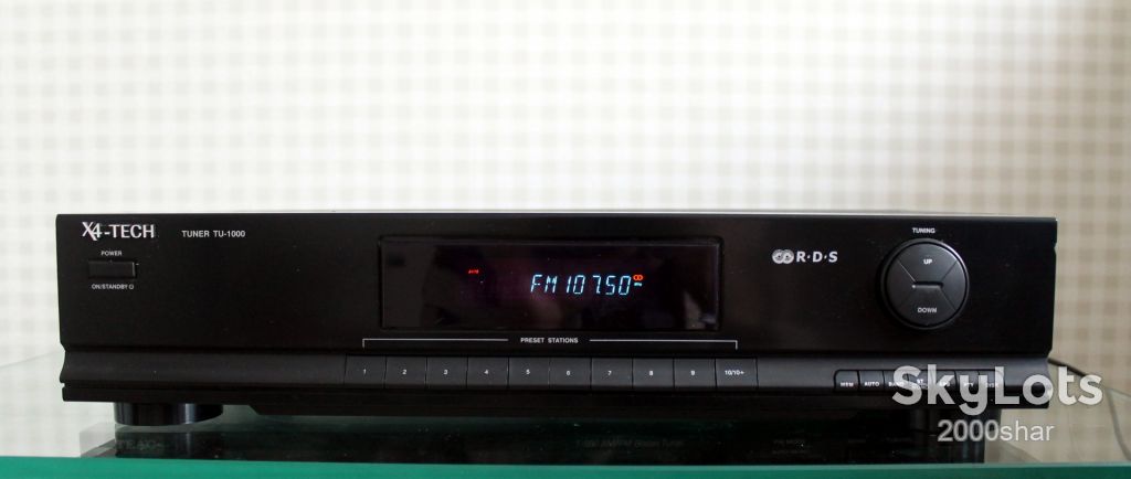 Фм тюнер X4-Tech TU-1000 HiFi-RDS Европа - фото фото фото 0