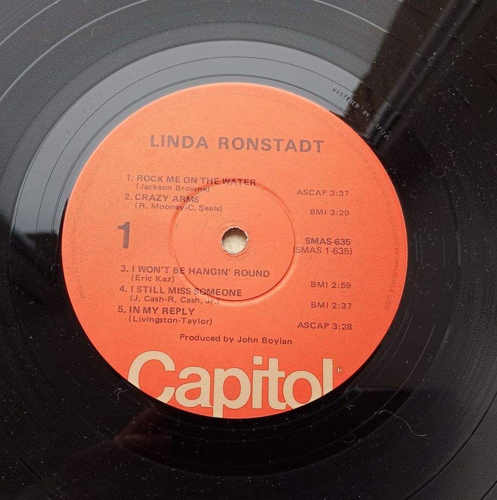 LINDA RONSTADT LP VG++/VG- - фото фото фото 3