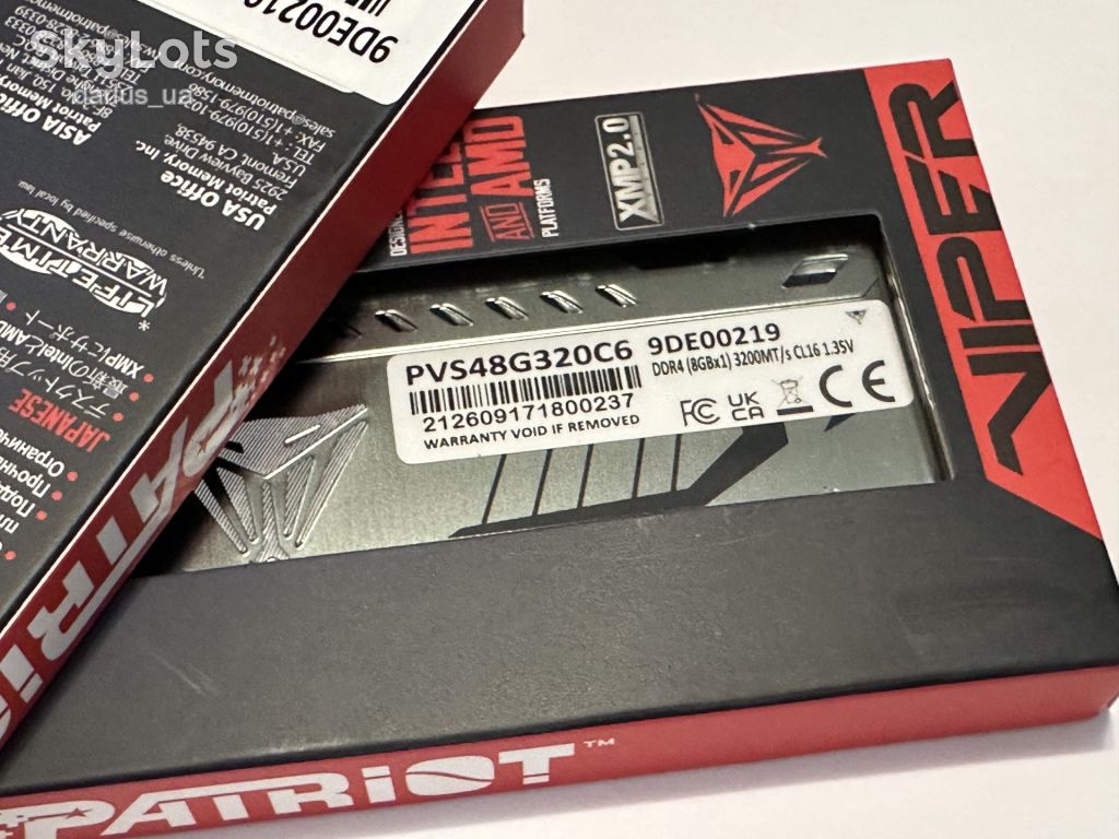 DDR4 2x8GB Patriot Viper Steel 3200MHz    (PVS48G320C6) - фото фото фото 4