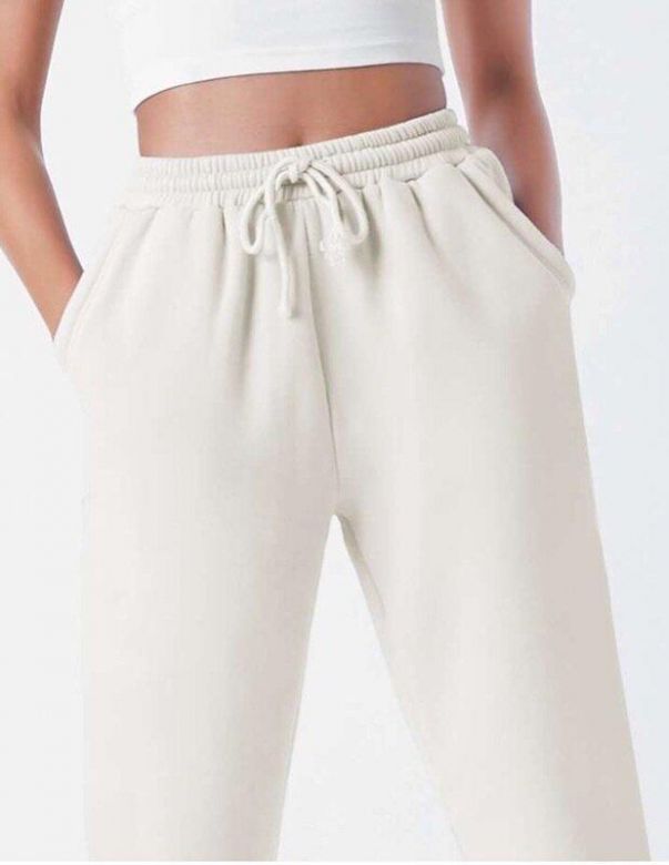 Теплі жіночі спортивні штани на флісі shein basics - фото фото фото 3