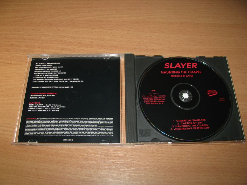SLAYER - Haunting The Chapel  (1993 Metal Blade USA) - фото фото фото 1