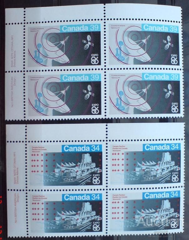 Канада Canada Space 1986 Ship MNH  Последняя серия - фото фото фото 0