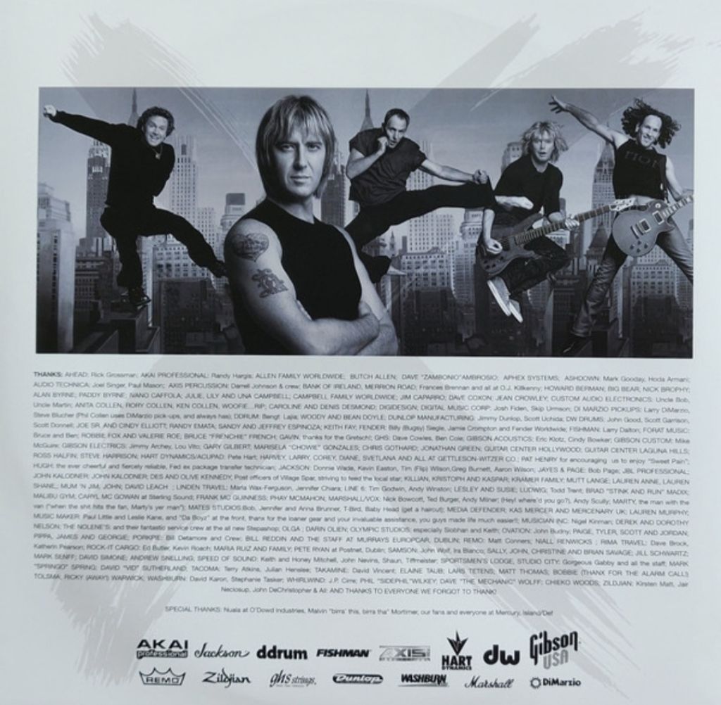 Def Leppard - X - 2002.  (LP). 12. Vinyl. Пластинка. Europe. S/S. - фото фото фото 3