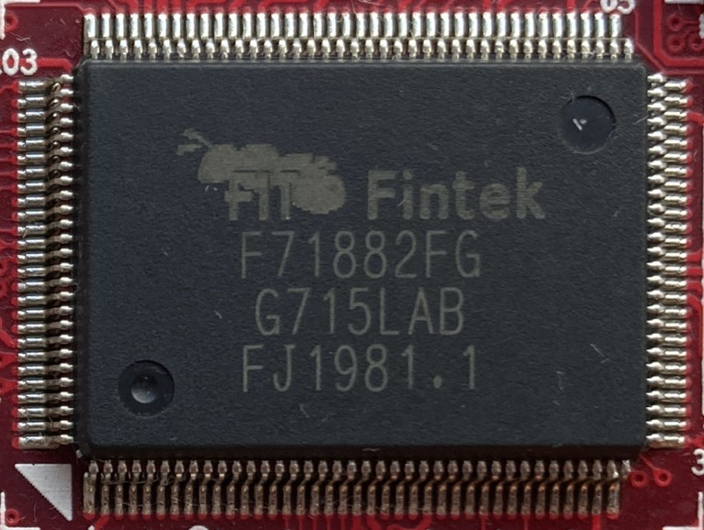 2149Ч - Мікросхема мультиконтролер   (EC/Super I/O) Fintek F71882FG   (б/в) - фото фото фото 0
