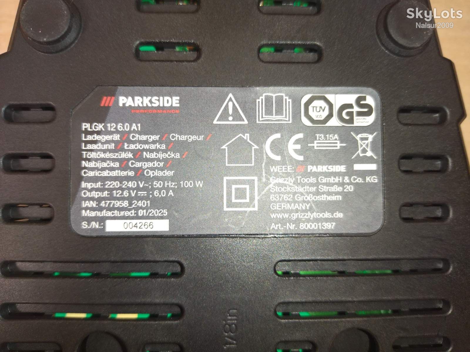 ЗАРЯДКА ДЛЯ АККУМУЛЯТОРА 12v 6.0a PARKSIDE PERFORMANCE® PLGK 12 6.0 A1 из Германии. - фото фото фото 8