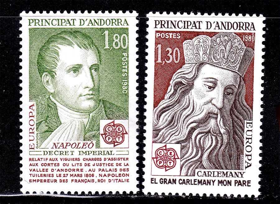 Андорра  SP  1980 г  MNH - СЕРТ - - фото фото фото 0