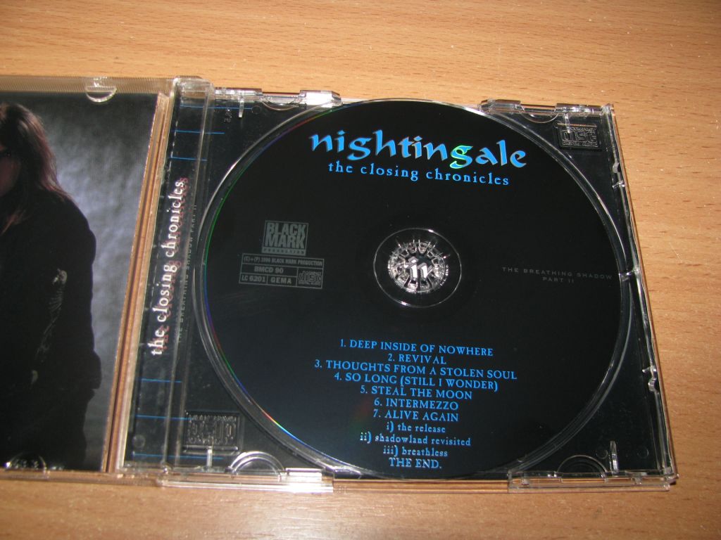 NIGHTINGALE - The Closing Chronicles    (1996 Black Mark 1st press) - фото фото фото 2
