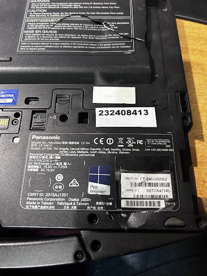 Ноутбук Panasonic ToughBook CF-54 № 232408413 - фото фото фото 6