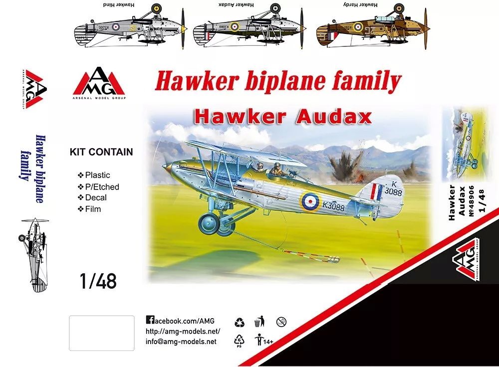 AMG 48906 Hawker AUDAX 1/48 - фото фото фото 0
