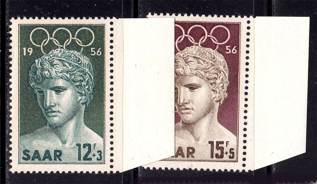 СААР / SAAR  1956 г MNH - олимпика - фото фото фото 0