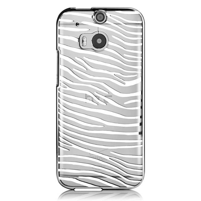 Чехол Vouni для HTC One M8 Glimmer Zebra Silver - фото фото фото 0