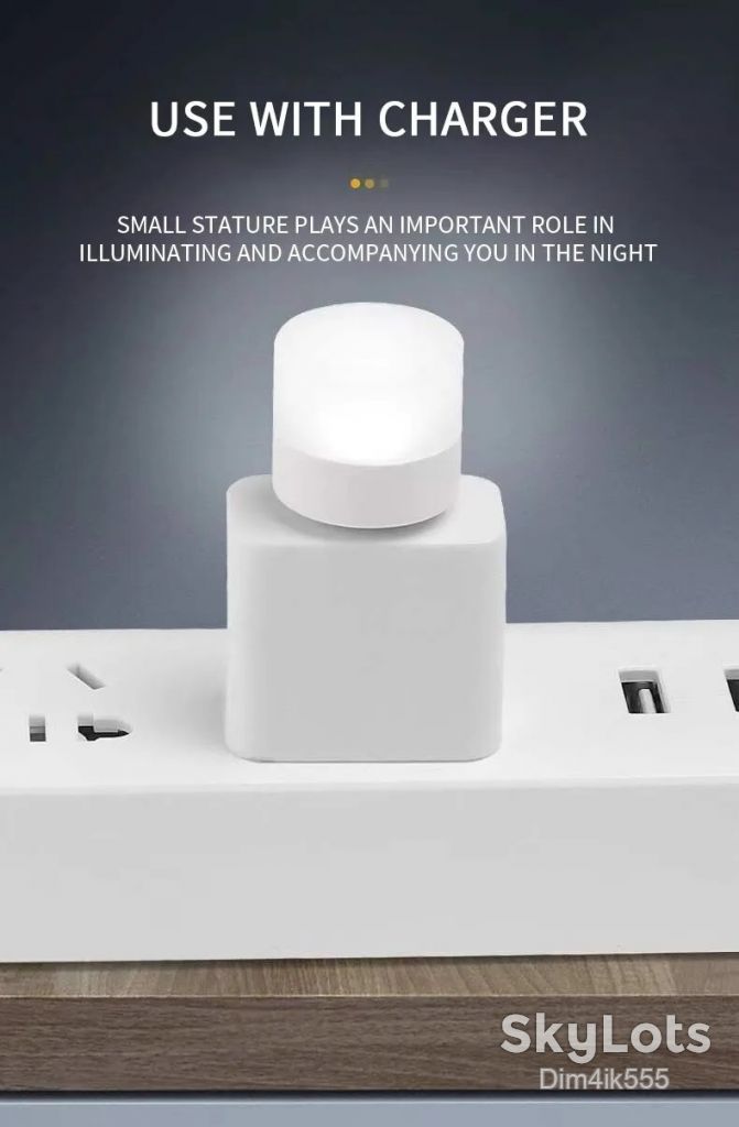 LED лампочка ночник USB H2101 White Light / Warm Light - фото фото фото 5