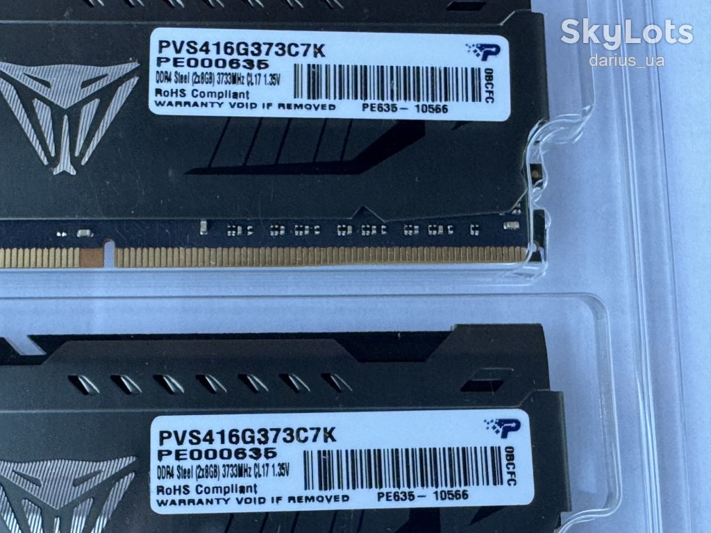 DDR4 2х8GB/3733 Patriot Viper Steel Gray    (PVS416G373C7K) - фото фото фото 2