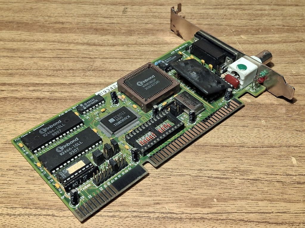 Сетевая карта ISA Ethernet card   (#02) - фото фото фото 7