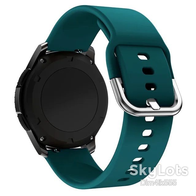 Ремешок силиконовый для Watch Band 20mm Dark green - фото фото фото 0