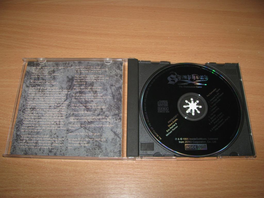 SYMPHONY X - The Damnation Game  (1995 Inside Out 1st press) - фото фото фото 1