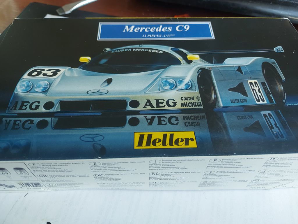 ███ Збірна модель Mercedes C9 1/43 Heller  (France) ███ - фото фото фото 2