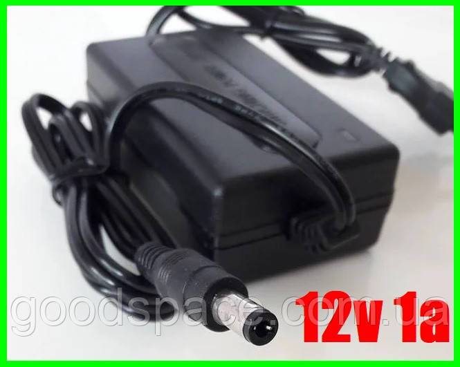 Адаптер Блок живлення Заряджання 12 V  1 A з мережевим BIG - фото фото фото 2