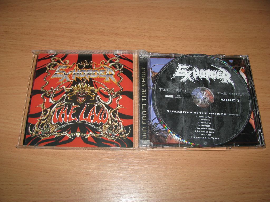 EXHORDER - Slaughter In The Vatican / The Law     (2003 Roadrunner USA  2CD SET) - фото фото фото 1