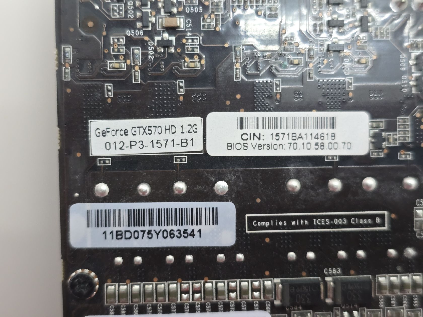 Видеокарта EVGA GeForce GTX 570 1280MB  (GDDR5,320 Bit,HDMI,PCI-Ex,Б/у) - фото фото фото 4