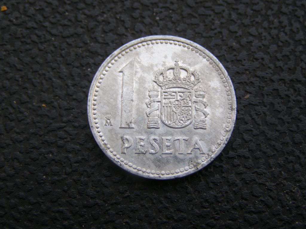 1 песета Испания 1985 г - фото фото фото 0