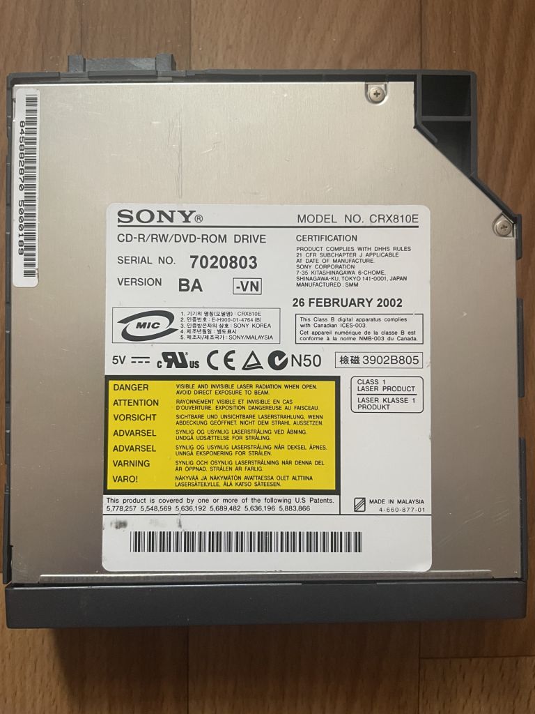 Sony DVD-ROM CD-RW CRX810E - фото фото фото 0