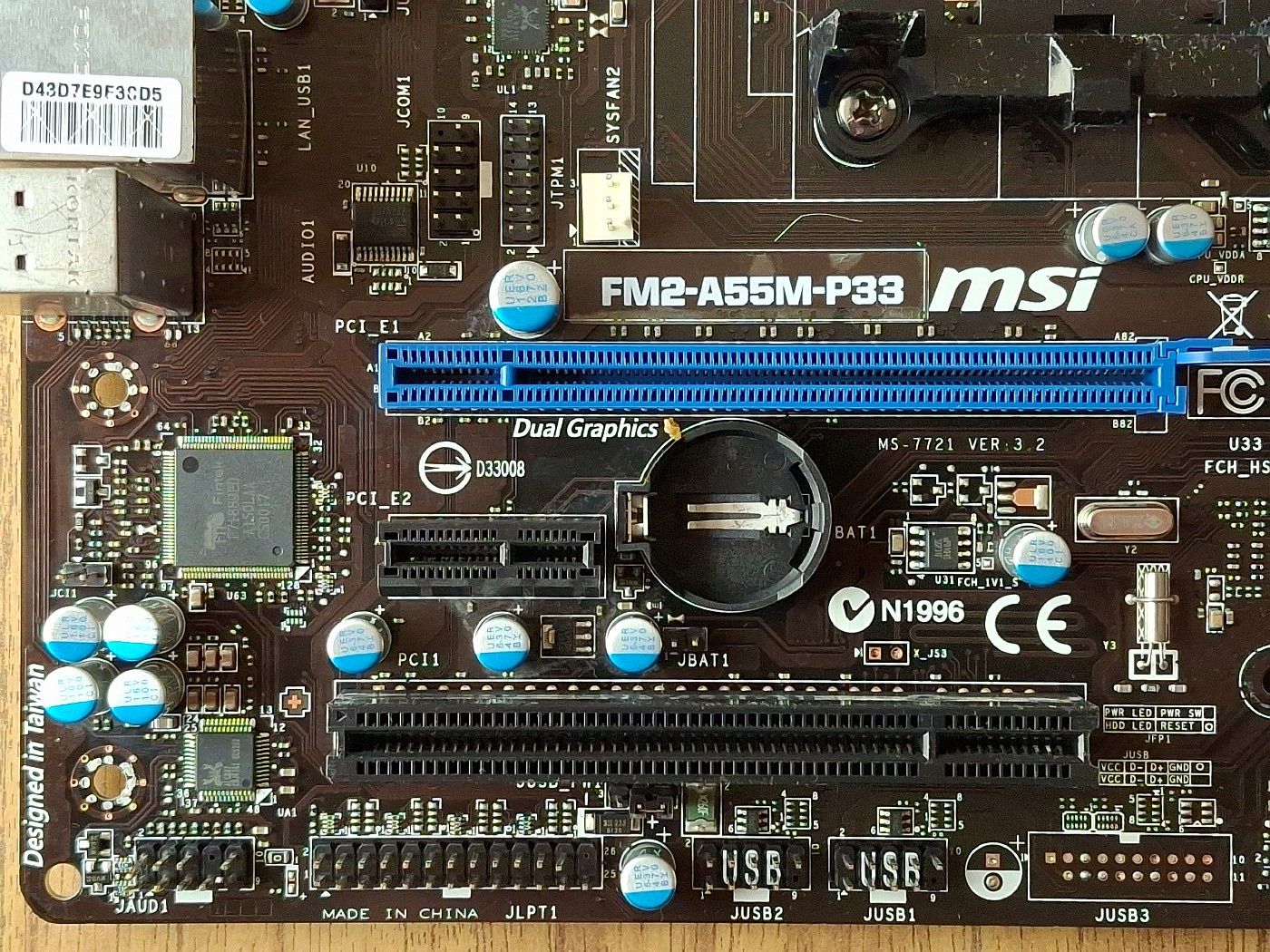 Материнская плата для компьютера MSI FM2-A55M-P33  (Socket FM2) - фото фото фото 4