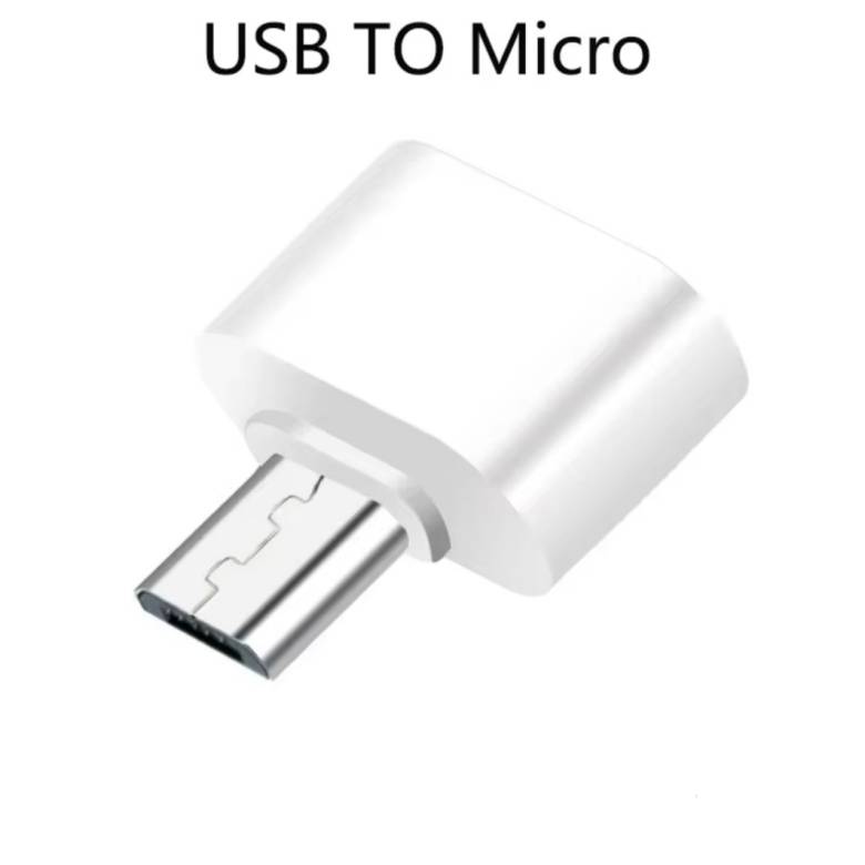 Универсальный адаптер Micro USB  USB для планшетов, ПК, телефонов. Белый - фото фото фото 0