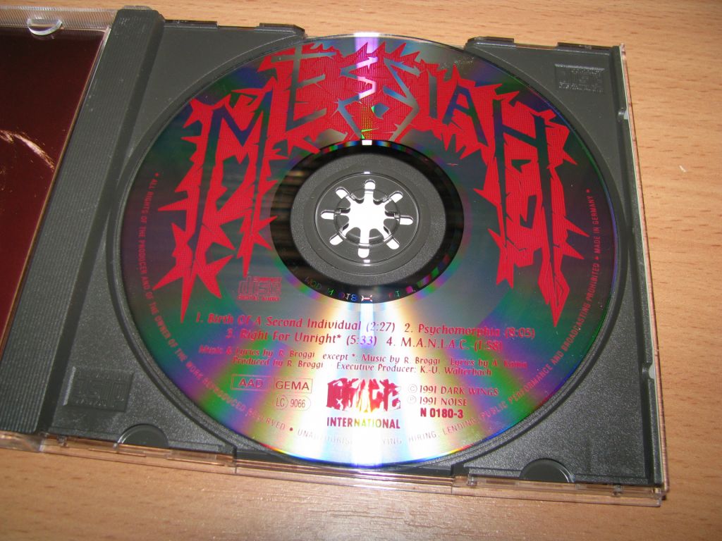 MESSIAH - Psychomorphia   (1991 Noise ,1st press) - фото фото фото 2