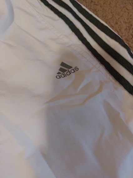 Спортивные белые мужские бриджи adidas - фото фото фото 3